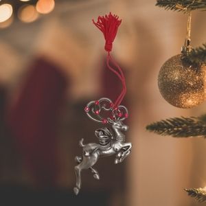 AVON Vintage 2006 REINDEER PEWTER ORNAMENT
